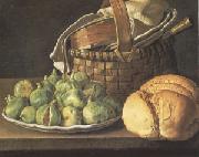 Melendez, Luis Eugenio Still Life with Figs (mk05) oil painting reproduction